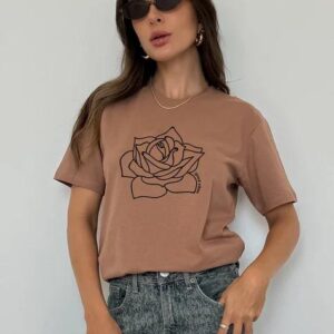 Camiseta Feminina Rosa